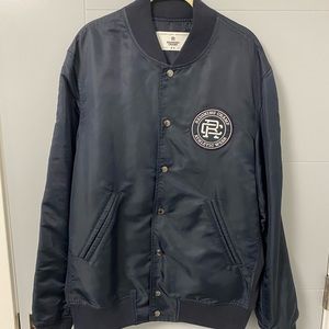 Reigning Champ x J.Crew Bomber Varsity Jacket